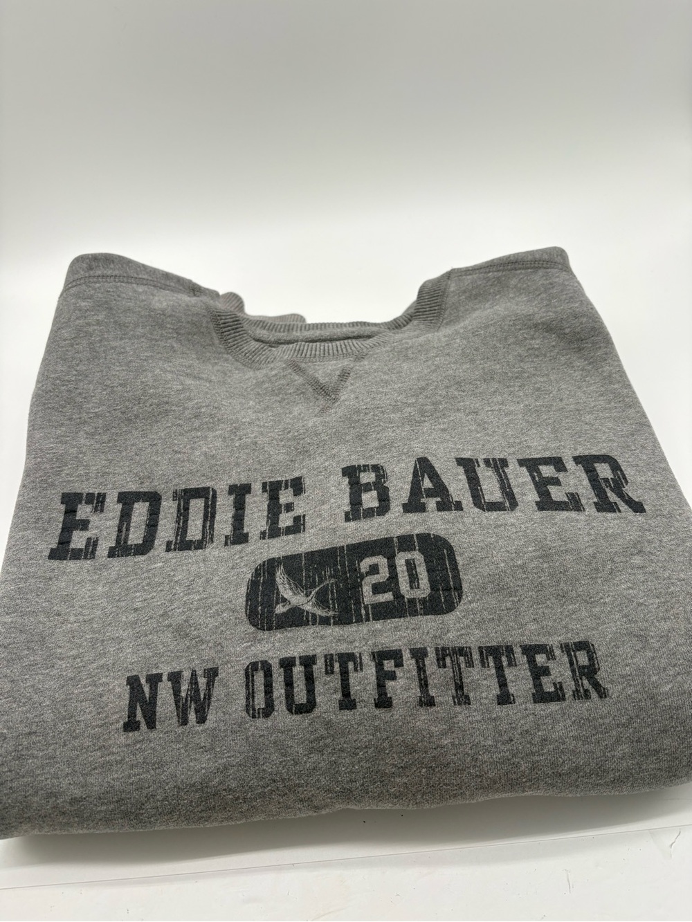 Bauer Gray Crewneck with Sport Shop Logo Patch